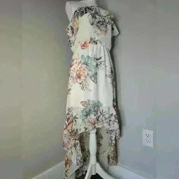 Bailey Blue Floral Print Dress - Picture 4 of 14